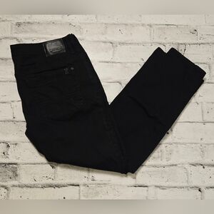 Buffalo David Bitton Ash X Slim Stretch Black Jeans Mens 38x32